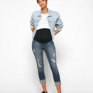 1822 Glen Maternity Jeans distressed